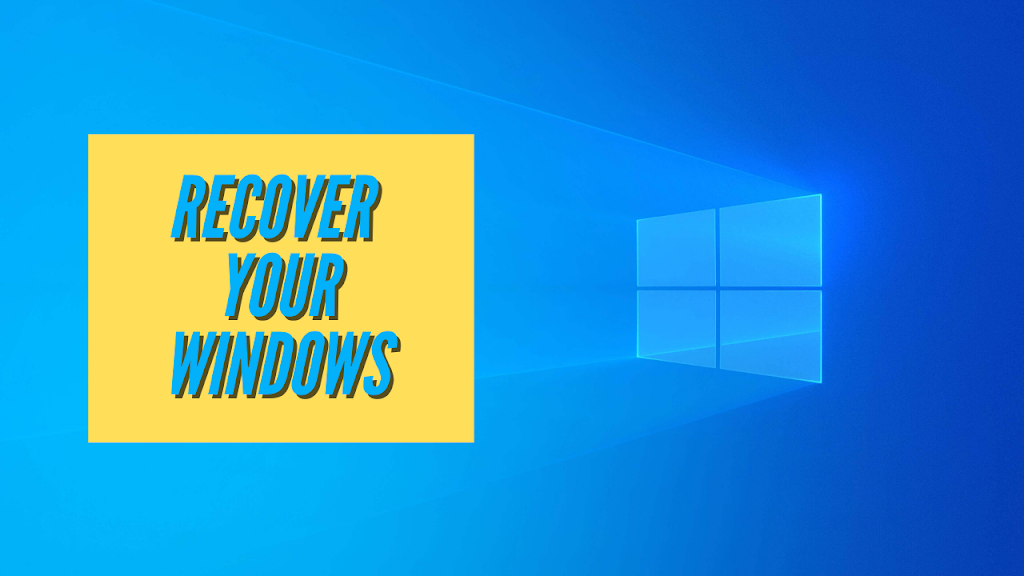 How to Backup and Restore your Windows PC using a Recovery Media