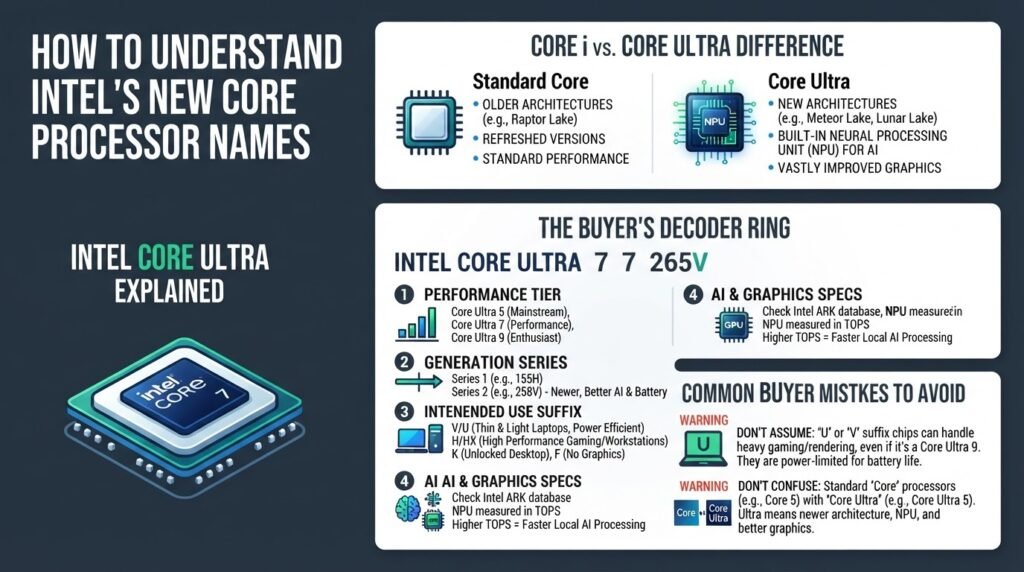 How to Understand Intel's New Core Ultra Processor Names