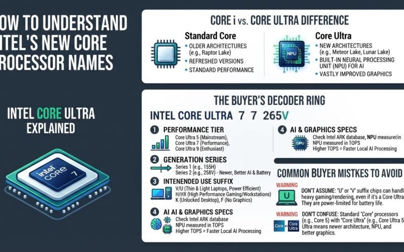 How to Understand Intel's New Core Ultra Processor Names