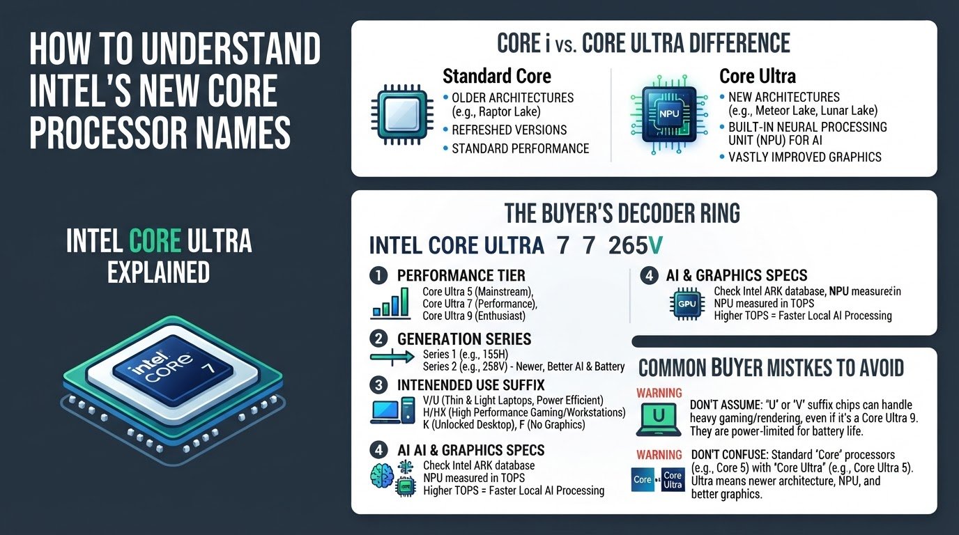 How to Understand Intel's New Core Ultra Processor Names