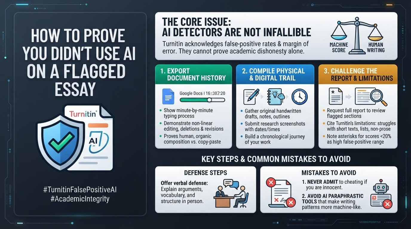 How to Prove You Didn't Use AI on a Flagged Essay
