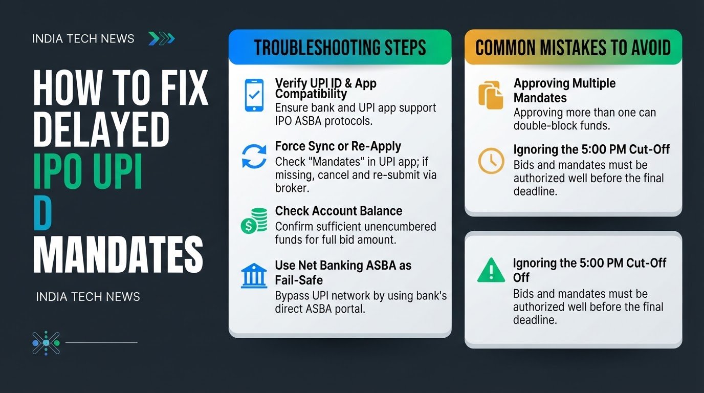 How to Fix Delayed IPO UPI Mandates