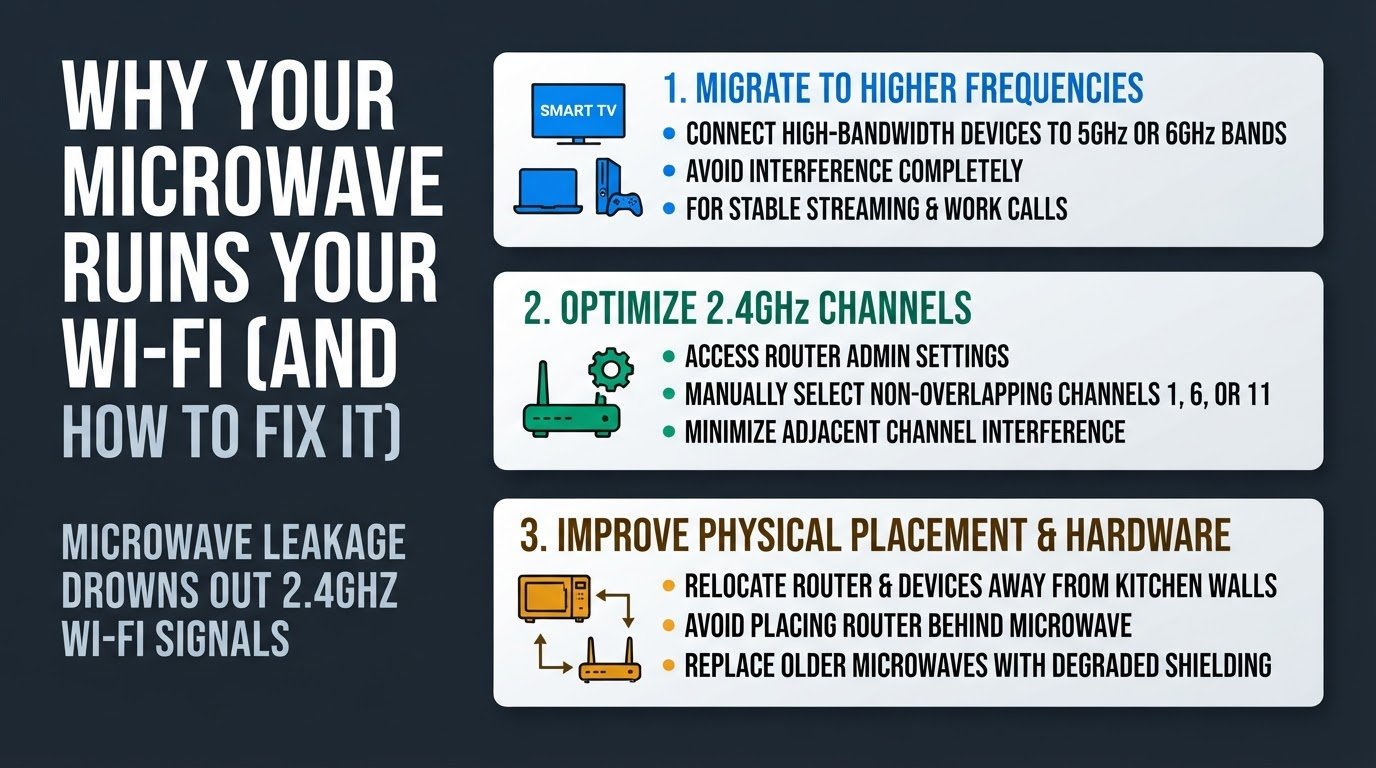 Why Your Microwave Ruins Your Wi-Fi (and How to Fix It)