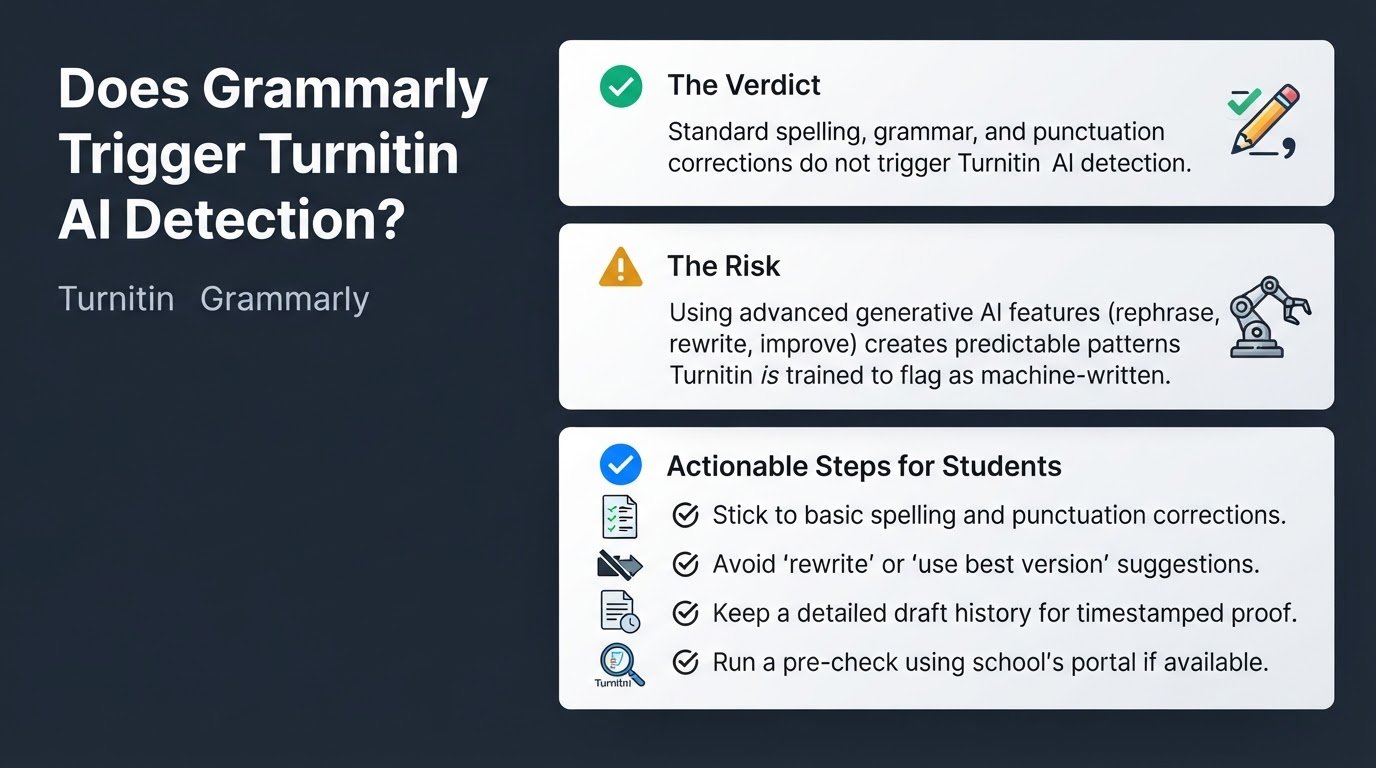 Does Grammarly Trigger Turnitin AI Detection?