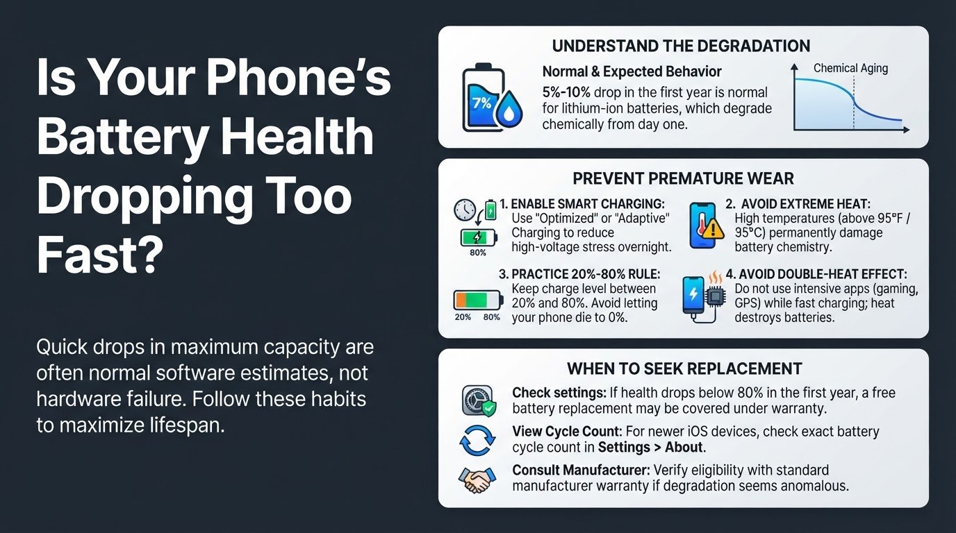 Is Your Phone's Battery Health Dropping Too Fast?