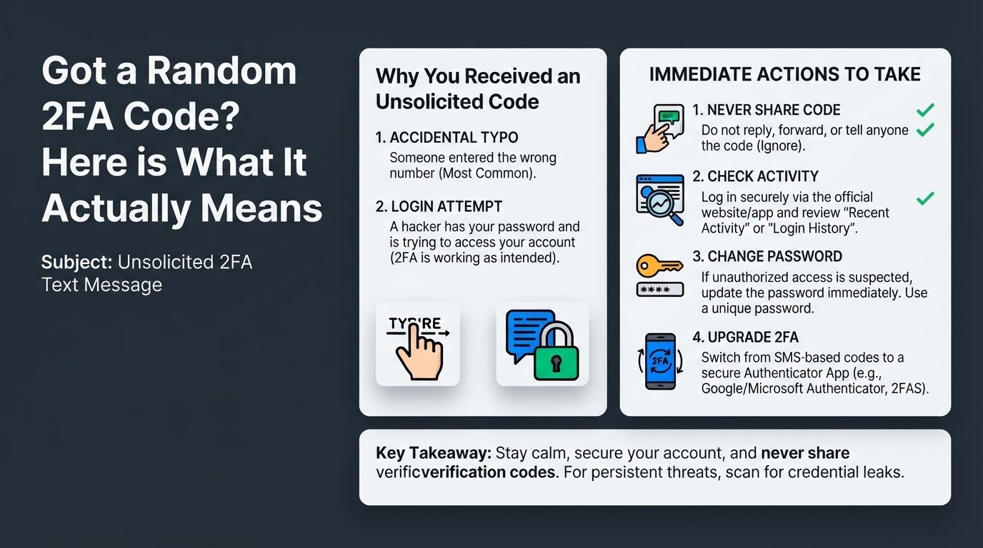 Got a Random 2FA Code? Here is What It Actually Means