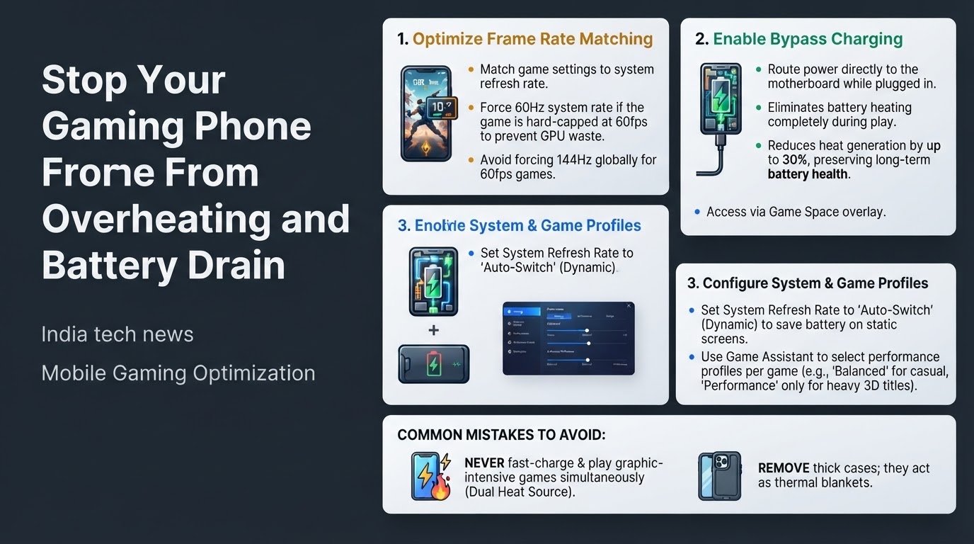 Stop Your Gaming Phone From Overheating and Battery Drain